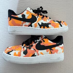 Nike Air Force 1 Low Camo Pack 823371-800 Total Orange 2017  8.5 streetwear